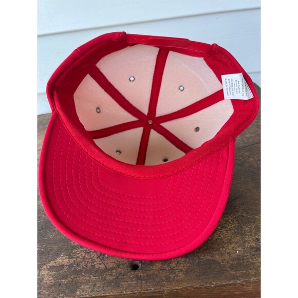 Vintage Freightliner Trucks Red Patch Snapback Hat X3 - Picture 3 of 4